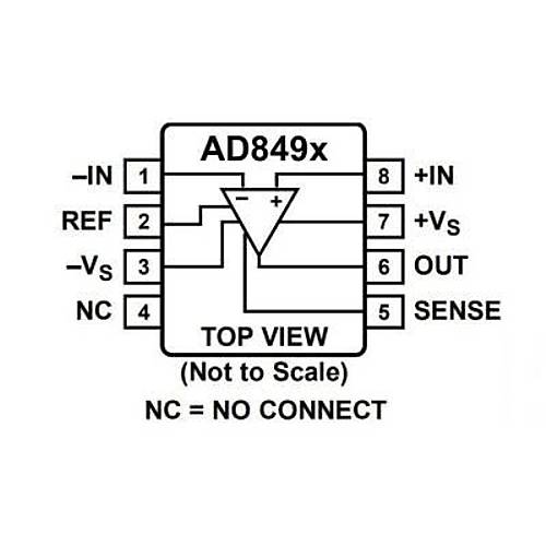 AD8495ARMZ-R7TR MSOP-8 Termokupl Amplifikatör Entegresi