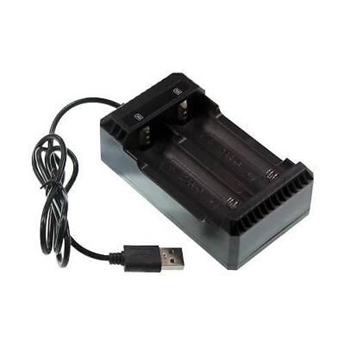 Li-ion USB 18650/22650/26650 3.7V Pil arj Aleti 2'li