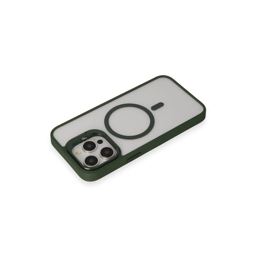 Joko iPhone 14 Pro Klf Roblox Lens Magsafe Standl Kapak - Koyu Yeil