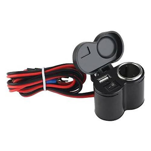 Su Geçirmez Çok Fonksiyonlu USB Şarj Cihazı ve Çakmaklık