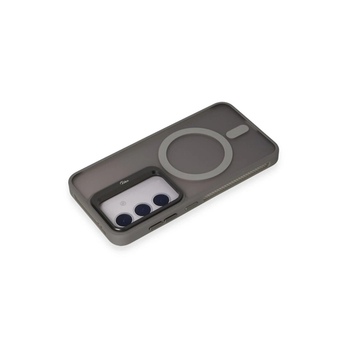 Joko Samsung Galaxy S24 Flet Lens Magsafe Kapak - Gri