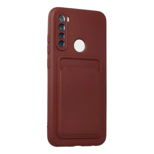 Newface Xiaomi Redmi Note 8 Klf Kelvin Kartvizitli Silikon - Bordo
