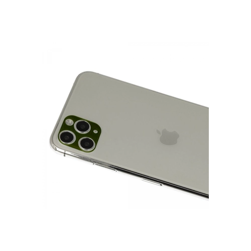 Newface iPhone 11 Pro Max Rainbow Kamera Lens Koruma Cam - Yeil