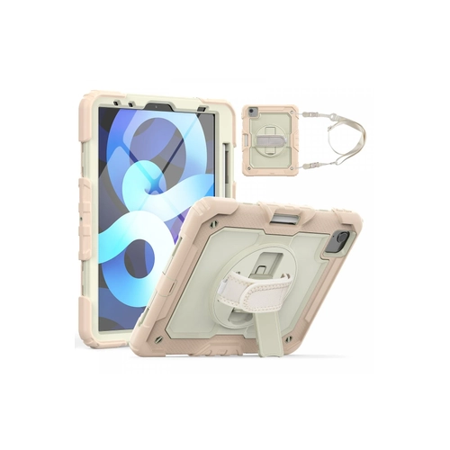 Newface iPad Pro 11 (2020) Klf Strap New Tablet Kapak - Pembe