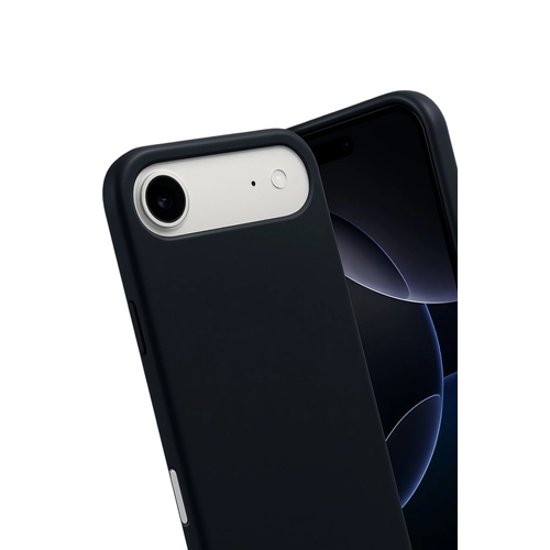 Newface Apple iPhone 17 Air Nano ii Kadife Silikon - Siyah