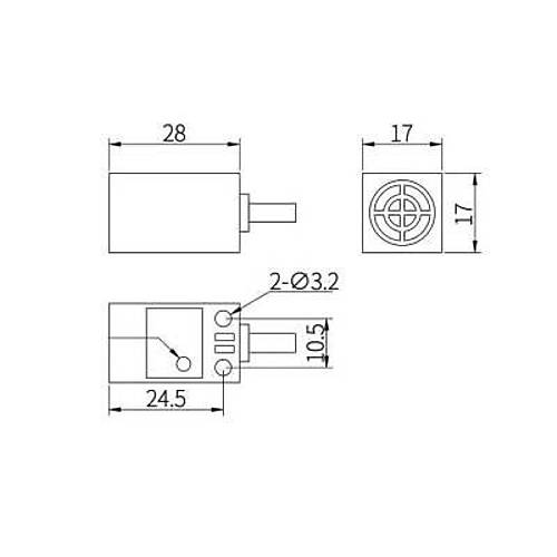 TL-Q5MC2 6-36V 5mm NPN NC Endktif Mesafe Sensr