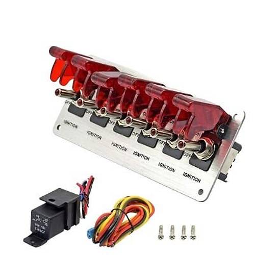 6'l ON-OFF Toggle Switch Panel