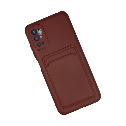 Newface Xiaomi Redmi Note 11 SE Klf Kelvin Kartvizitli Silikon - Bordo