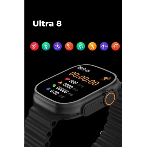 Joko Ultra 8 2.1 in IPS Ekran Konuma ve NFC zellikli Akll Saat - Gm