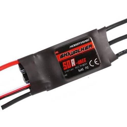 SkyWalker ESC 50A Brushless Frasz Motor Hz Kontrol Srcs