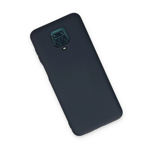 Newface Xiaomi Redmi Note 9 Pro Klf Nano ii Kadife Silikon - Lacivert