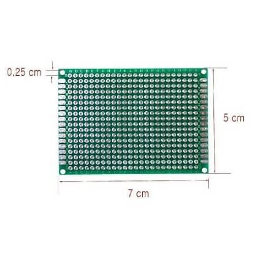 5x7cm Epoxy ift Tarafl Delikli Plaket