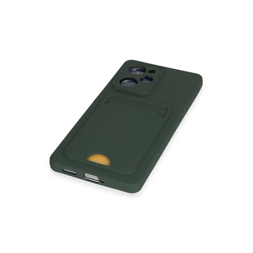 Newface Xiaomi Poco X5 Pro 5G Klf Kelvin Kartvizitli Silikon - Koyu Yeil