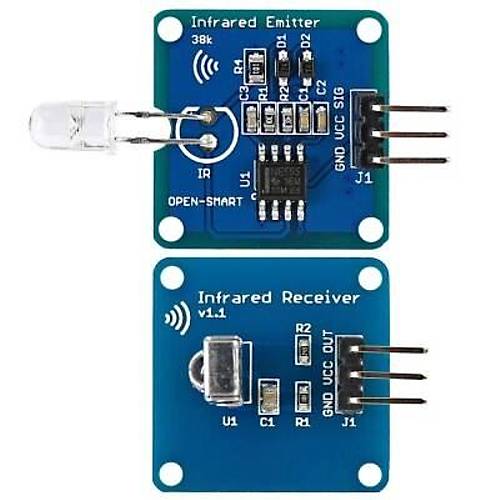 IR Alc Verici Seti 38 KHz - Arduino Uyumlu