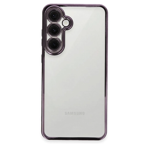 Newface Samsung Galaxy S24 FE Klf Razer Lensli Silikon - Mor