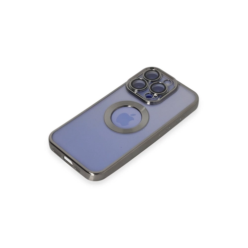 Newface iPhone 15 Pro Klf Slot Silikon - Titan Gri