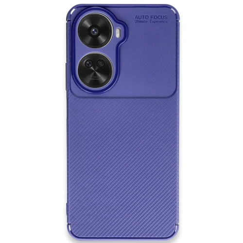 Newface Huawei Nova 12 SE Klf Auto Focus Karbon Kapak - Lacivert