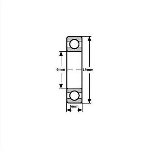 6mm Rulman 626zz