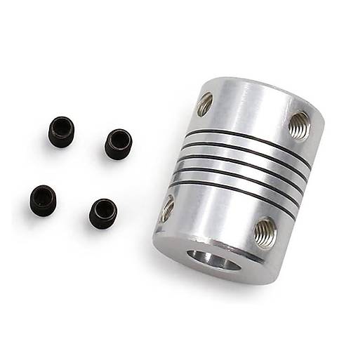 6.35x8mm Esnek Kaplin Alminyum 3D Yazc CNC Uyumlu