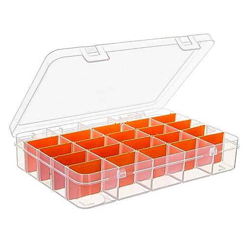 25 Blmeli Ayarlanabilir effaf Organizer Beta 25