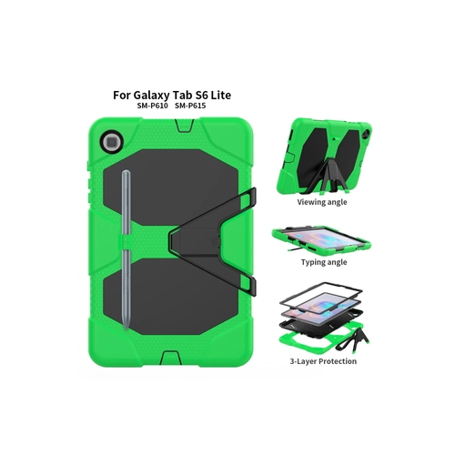Newface Samsung Galaxy P610 Tab S6 Lite 10.4 Klf Griffin Tablet Kapak - Yeil
