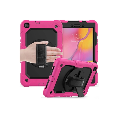 Newface Samsung Galaxy T290 Tab A 8 Klf Pars Tablet Kapak - Pembe