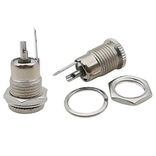 IC-258D DC Jak 2.1mm Metal 12mm