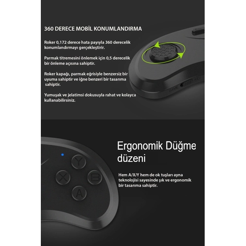 Newface Shinecon SC-B01 Sanal Gereklik Gzl Kumandas - Siyah
