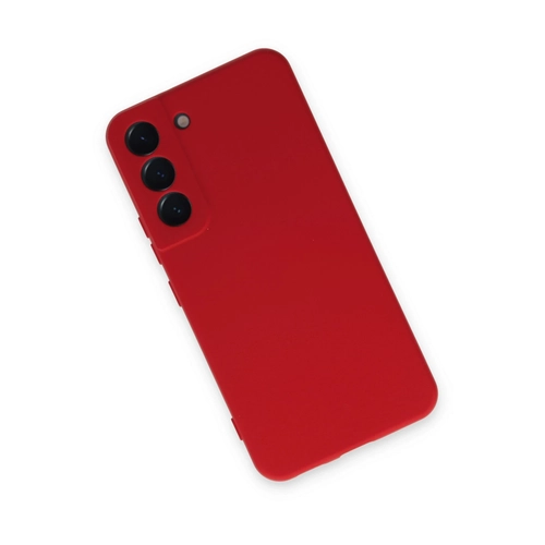 Newface Samsung Galaxy S22 Klf Nano ii Kadife Silikon - Krmz