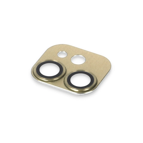 Newface iPhone 11 Pers Alminyum Kamera Lens - Gold