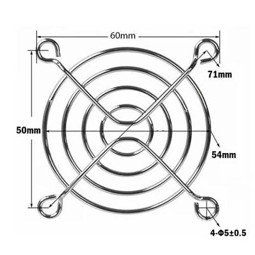 60x60mm Fan Koruma Teli