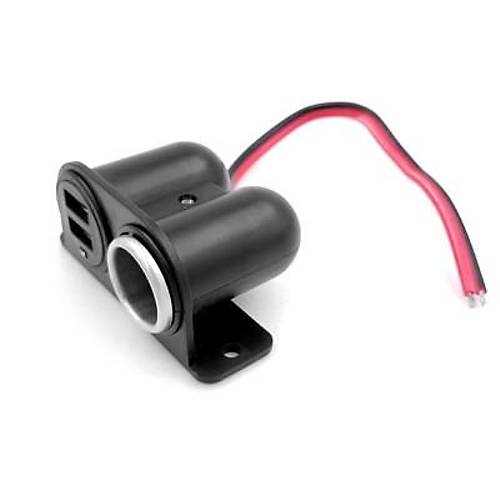 Çift USB Dişi Araç Çakmak Soketi