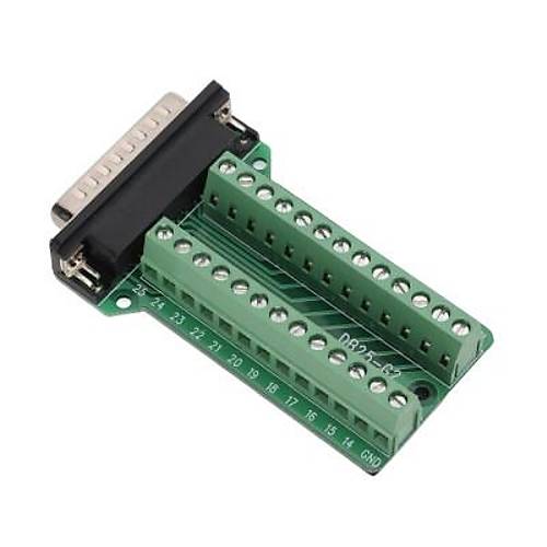 D-Sub DB25-G2 25-Pin Erkek Terminal Block Adapt�r�