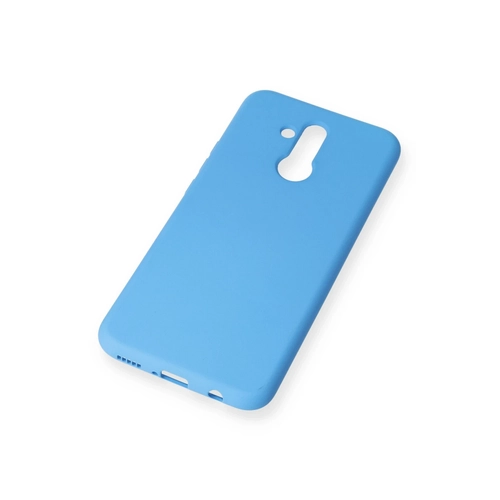 Newface Huawei Mate 20 Lite Klf Nano ii Kadife Silikon - Mavi