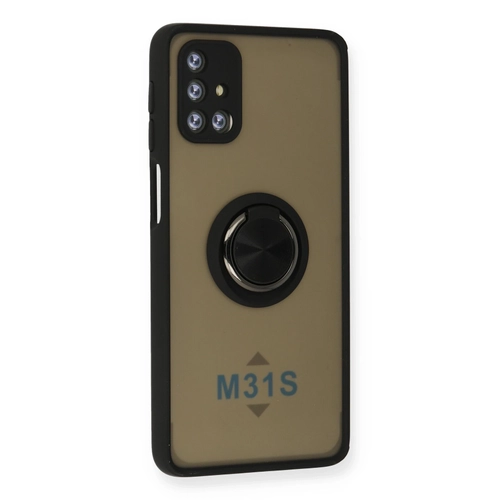 Newface Samsung Galaxy M31S Klf Montreal Yzkl Silikon Kapak - Siyah