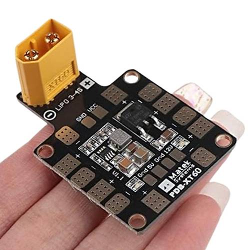 Matek PDB-XT60 w/BEC 5V 12V ESC G Datm Kart