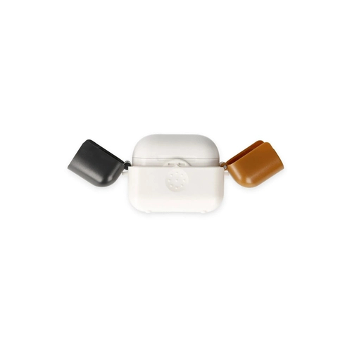 Newface Airpods 3 (3.nesil) Basmal Klf - Beyaz-Siyah-Kahverengi