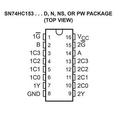 74HC153 SMD Entegre