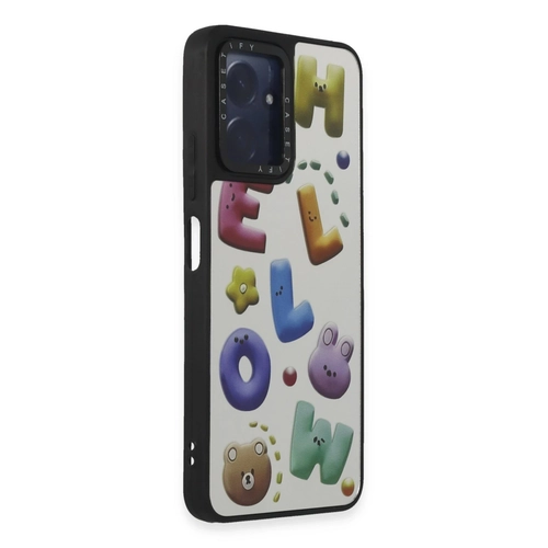 Newface Xiaomi Redmi Note 12 4G Klf Mirror Desenli Kapak - Mirror - 15