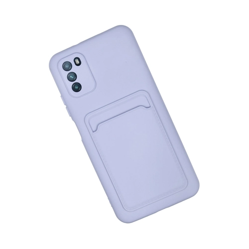 Newface Xiaomi Pocophone M3 Klf Kelvin Kartvizitli Silikon - Lila
