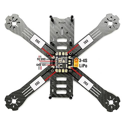 Matek PDB-XT60 w/BEC 5V 12V ESC G Datm Kart