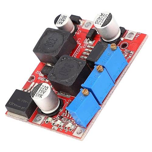 DC-DC Ayarl Voltaj Ykseltici-Drc Kart (LM2577 + LM2596)