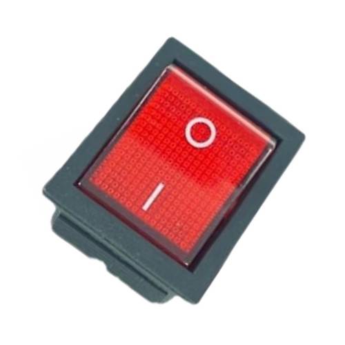 IC-104 Geni Ikl Anahtar On Off Switch 4P Krmz