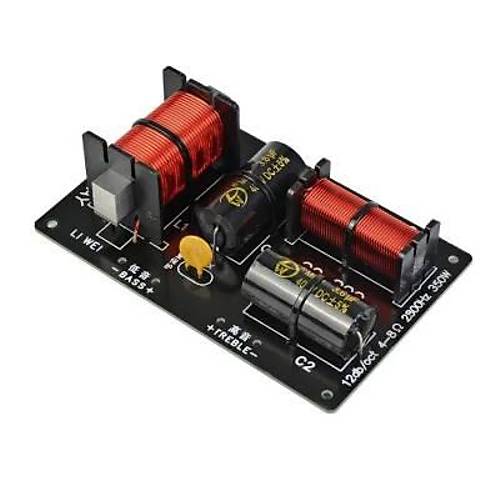 QS-202 350W 2800Hz 2 Yollu Hoparlr Crossover Ses Filtresi Frekans Blc
