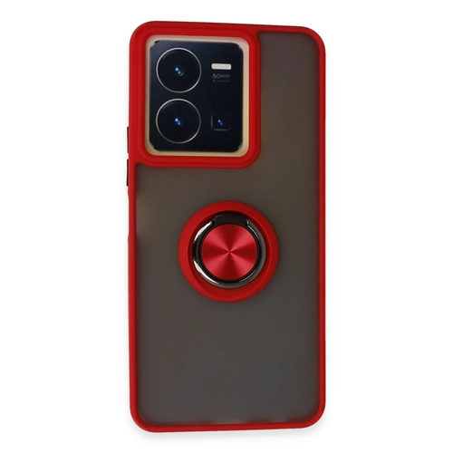 Newface Vivo Y36 Klf Montreal Yzkl Silikon Kapak - Krmz