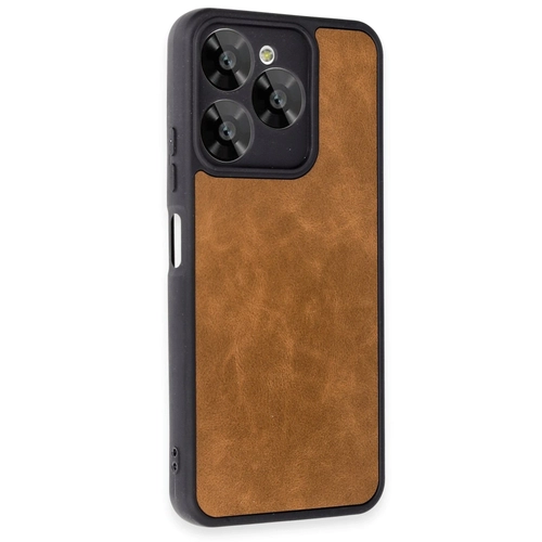 Newface General Mobile Era 50 Klf Aras Deri Kapak - Taba