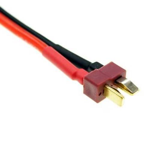 T-Plug Erkek Lipo Pil Şarj Kablosu 10 cm