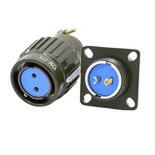 Y21M 2 Pin Askeri Tip Konnektör Takımı