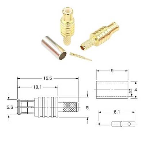 MCX-J-1.5 Erkek Konnektör