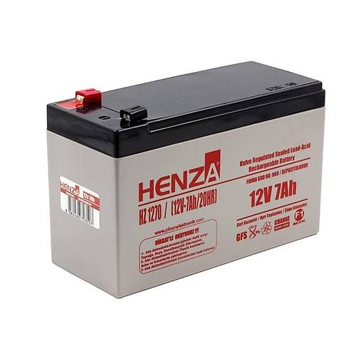 Henza HZ1270 12V 7Ah Bakmsz Kuru Ak